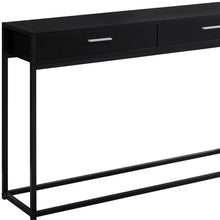 Load image into Gallery viewer, Frame Console Table And Drawers - Black