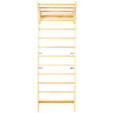 Load image into Gallery viewer, Swedish Ladder, Stall Bars Set For Physical Therapy & Gymnastics - Natural
