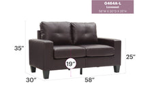 Load image into Gallery viewer, Newbury - Track Arm Loveseat For Cozy Spaces