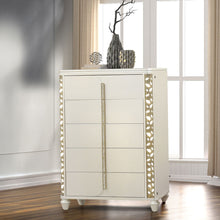 Load image into Gallery viewer, Cinderella - Chest With LED Accents And 5 Storage Drawers - Beige