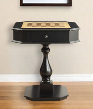 Load image into Gallery viewer, Octagon Pedestal Console Table And Drawers - Black