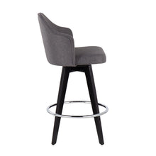 Load image into Gallery viewer, Ahoy - Contemporary Fixed Height Counter Stool With Round Footrest (Set of 2)