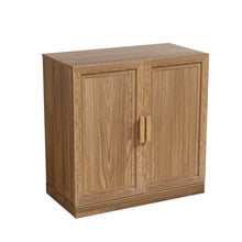 Load image into Gallery viewer, 31" Texture Door Accent Cabinet With Three Shelves - Natural