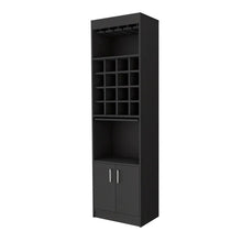 Load image into Gallery viewer, Bar Cabinet With Eighteen Shelves - Black