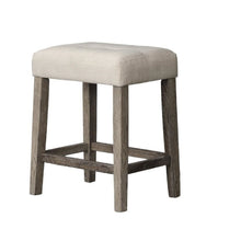 Load image into Gallery viewer, Transitional Backless Counter Stool (Set of 2)
