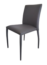 Load image into Gallery viewer, Upholstered Faux Leather Dining Side Chairs (Set of 4) - Gray