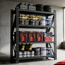 Load image into Gallery viewer, Heavy Duty 4 Shelf Garage Shelving Unit