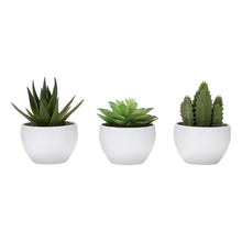 Load image into Gallery viewer, Artificial Succulent Plants (Set of 3)