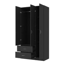 Load image into Gallery viewer, 2 Drawer, Combo Dresser - Black