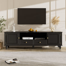 Load image into Gallery viewer, TV Stand For TVs Up To 80", Entertainment Center With Open Compartment