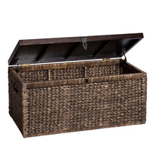 Load image into Gallery viewer, Wicker With Iron Coffee Table - Brown