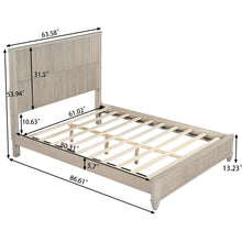 Load image into Gallery viewer, Platform Bed Frame & Tall Headboard