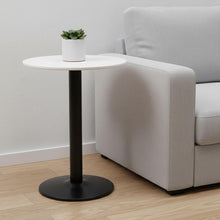 Load image into Gallery viewer, 24" Round End Table - Black And White