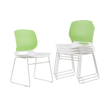 Load image into Gallery viewer, Ergonomic Backrest Stacking Chairs (Set of 4)