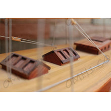 Load image into Gallery viewer, Hand Painted Model Boat (624664) - White / Dark Brown