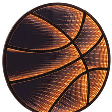 Load image into Gallery viewer, Basketball Tabletop Sign With LED - Black / Orange