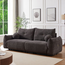 Load image into Gallery viewer, 2 Seater Cushion Sofa With 2 Cushions And 2 Ball Pillows