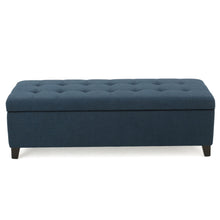 Load image into Gallery viewer, Upholstered Storage Ottoman Bench, Foot Rest For Bedroom
