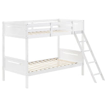 Load image into Gallery viewer, Bunk Bed With Built In Ladder, Safety Guardrails And Angled Access Step