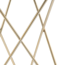 Load image into Gallery viewer, Metal Round End Table Trunk Storage - Gold