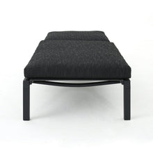 Load image into Gallery viewer, Modern Chaise Lounge With Wate Resistant Fabric Cushions