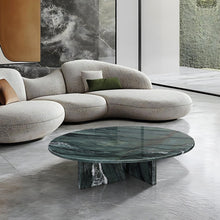 Load image into Gallery viewer, Luxury Coffee Table With Unique Veining, Unique Stone Design