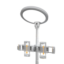 Load image into Gallery viewer, 22" Metal And Plastic Adjustable Portable Desk Lamp LED With Phone Clamp - White