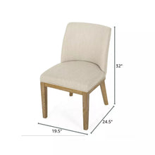 Load image into Gallery viewer, Modern Dining Chair With Durable Fabric Upholstery And Sturdy Wooden Frame (Set of 2)