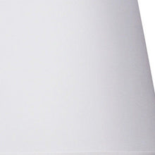Load image into Gallery viewer, 29" Metal Table Lamp With White Classic Empire Shade - Silver