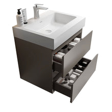 Load image into Gallery viewer, Alice - Bathroom Vanity With Sink, Large Storage Wall Mounted Floating Bathroom Vanity For Modern Bathroom, One-Piece Sink Basin Without Drain And Faucet