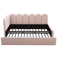 Load image into Gallery viewer, Upholstered Daybed With Metal Slatted Base
