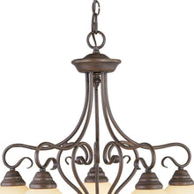 Load image into Gallery viewer, 23'' Five Light Metal Dimmable Chandelier With Shades - Bronze