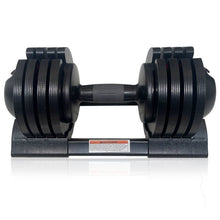 Load image into Gallery viewer, 22Lbs Adjustable Dumbbell Steel And Plastic - Black