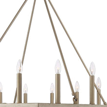 Load image into Gallery viewer, Candle Style Multi Light Metal Dimmable Chandelier - Brass