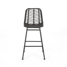 Load image into Gallery viewer, Sawtelle - Outdoor Wicker Barstools (Set of 2)