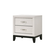 Load image into Gallery viewer, 2 Drawer Nightstand With Handles Furniture For Bedroom - White