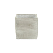Load image into Gallery viewer, Square Pot Planter - Gray / Off White