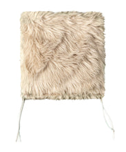 Load image into Gallery viewer, 17" X 17" Faux Fur Solid Color Dining Chair Pads (Set of 2) - Beige