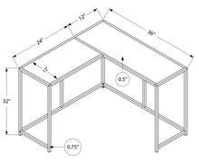 Load image into Gallery viewer, Corner Accent Console Table For Entryway, Contemporary & Modern - Black