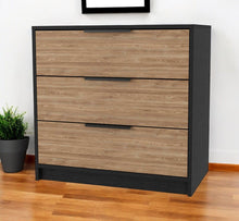 Load image into Gallery viewer, Three Drawer Dresser - Oak