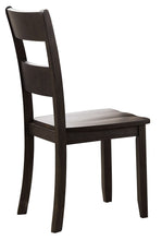 Load image into Gallery viewer, Wood Ladder Back Dining Side Chairs (Set of 2) - Walnut