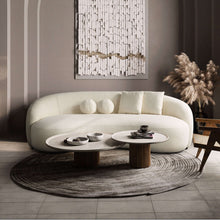 Load image into Gallery viewer, Drake - Japandi Style Curvy Boucle Sofa