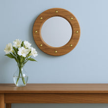 Load image into Gallery viewer, 11" Solid Round Accent Mirror - Brown