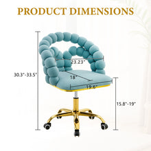 Load image into Gallery viewer, Puffy Bubble, Ball Chain Accent Chair With 5 Claw Casters