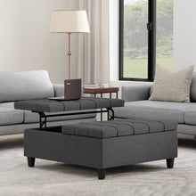 Load image into Gallery viewer, Harrison - Upholstered Coffee Table Storage Ottoman