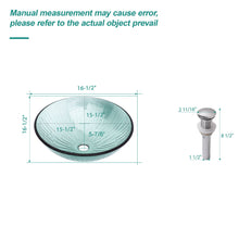 Load image into Gallery viewer, Vessel Sink With Trim, Round Bowl, Pop Up Drain (No Faucet) - Green