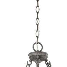 Load image into Gallery viewer, Candle Style Three Light Metal Dimmable Chandelier - Ash Gray