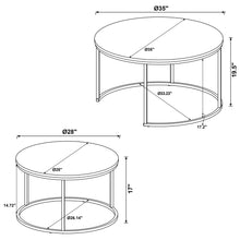 Load image into Gallery viewer, Hanover - 2 Piece Round Nesting Coffee Tables - Gray