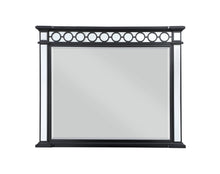 Load image into Gallery viewer, 42" Framed Mounted Dresser Mirror - Gunmetal