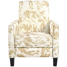 Load image into Gallery viewer, Push Back Upholstered Recliner Armchair